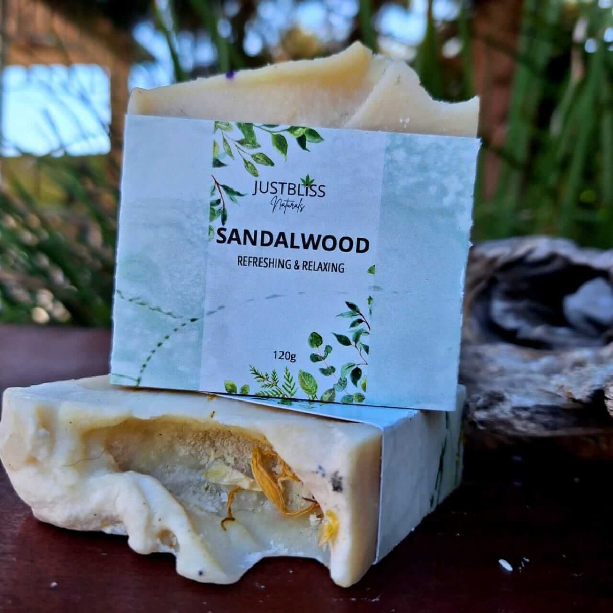 SOAP BAR: Sandalwood - JUSTBLiSS Naturals