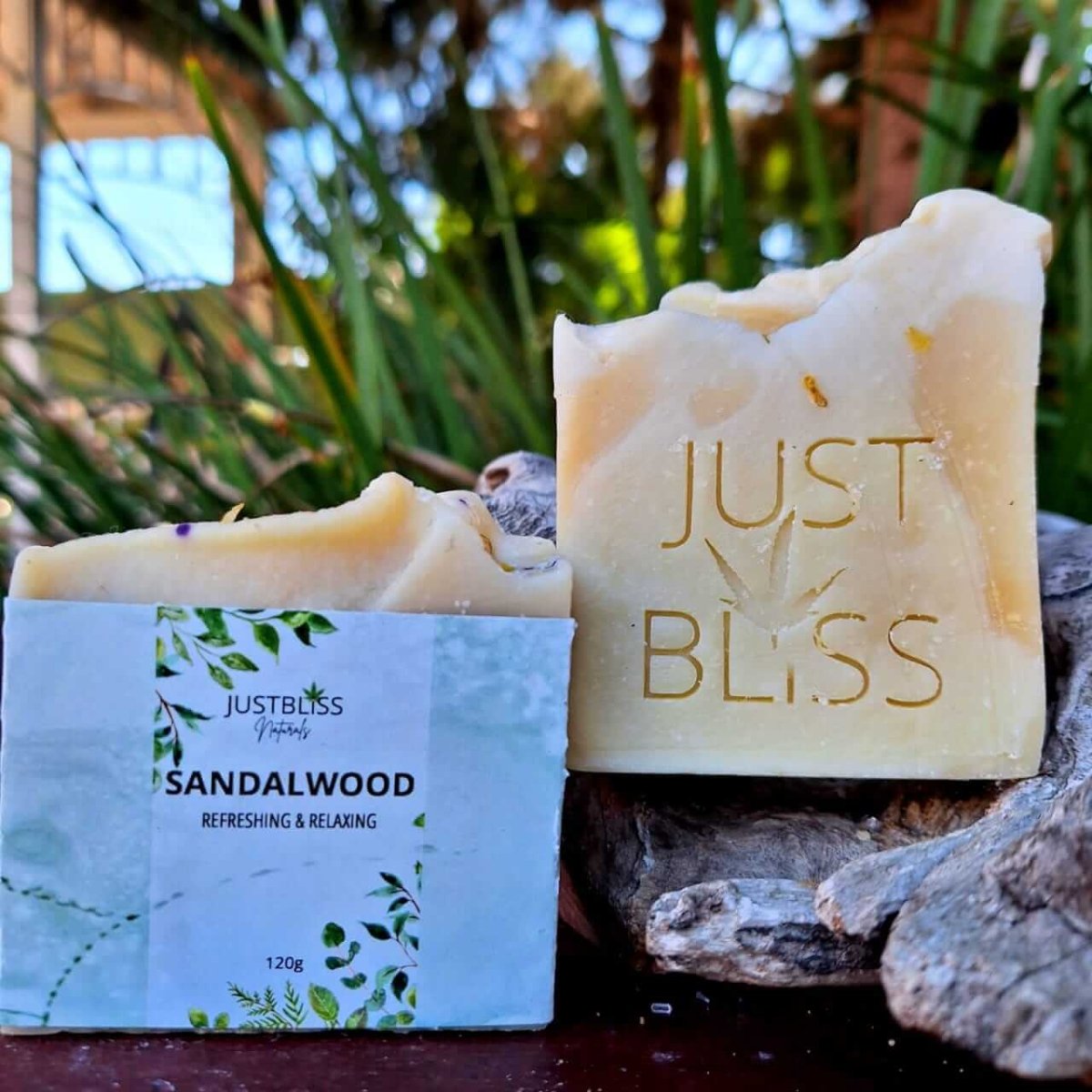 SOAP BAR: Sandalwood - JUSTBLiSS Naturals