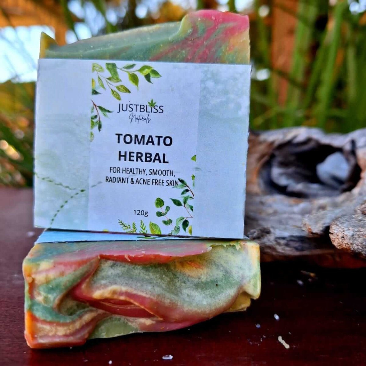 SOAP BAR: Tomato Skin Brightening Soap Bar - JUSTBLiSS Naturals