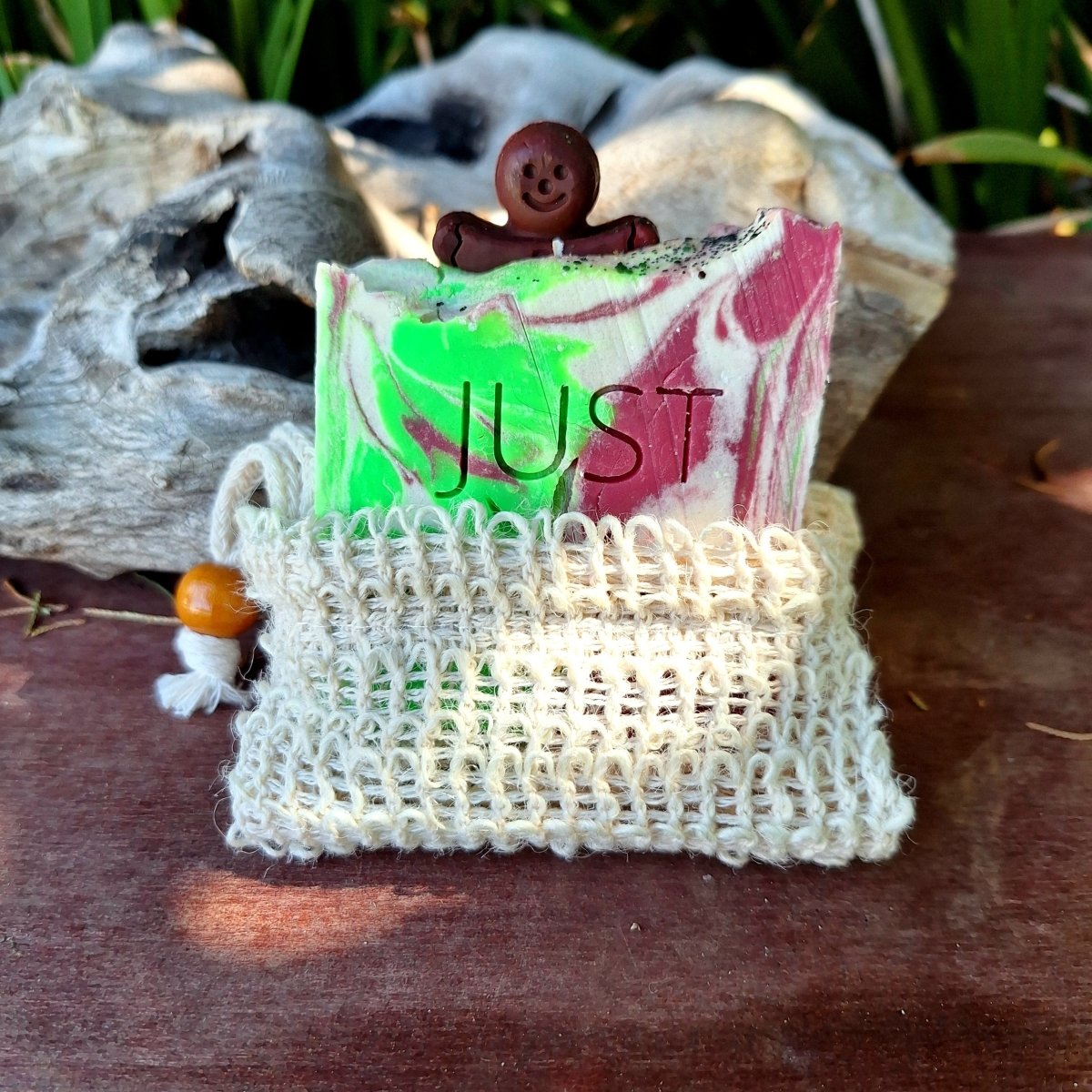 SOAP SAVER - All Natural Loofah Bag (Exfoliation) - JUSTBLiSS Naturals