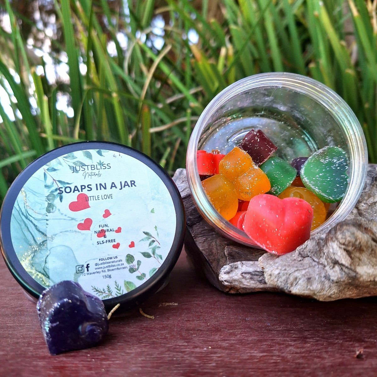 SOAPs IN A JAR: Little Love - JUSTBLiSS Naturals