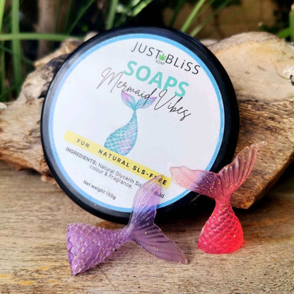 SOAPs IN A JAR: Mermaid Vibes (Glycerine) - JUSTBLiSS Naturals