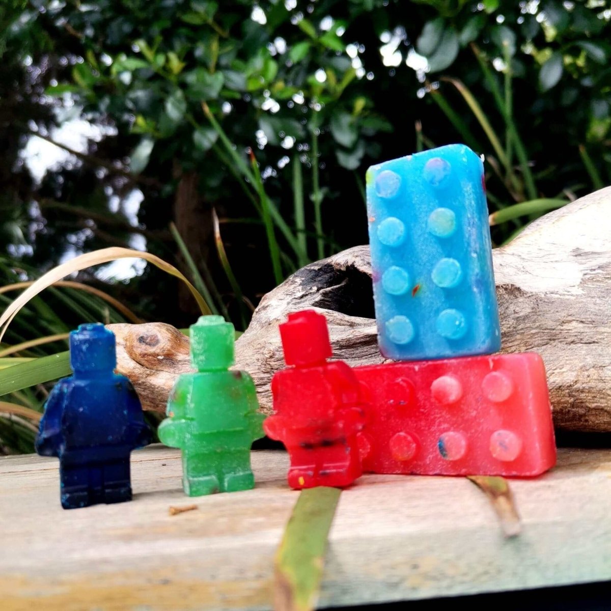 SOAPs IN A JAR: Mini Lego Fun (Glycerine) - JUSTBLiSS Naturals