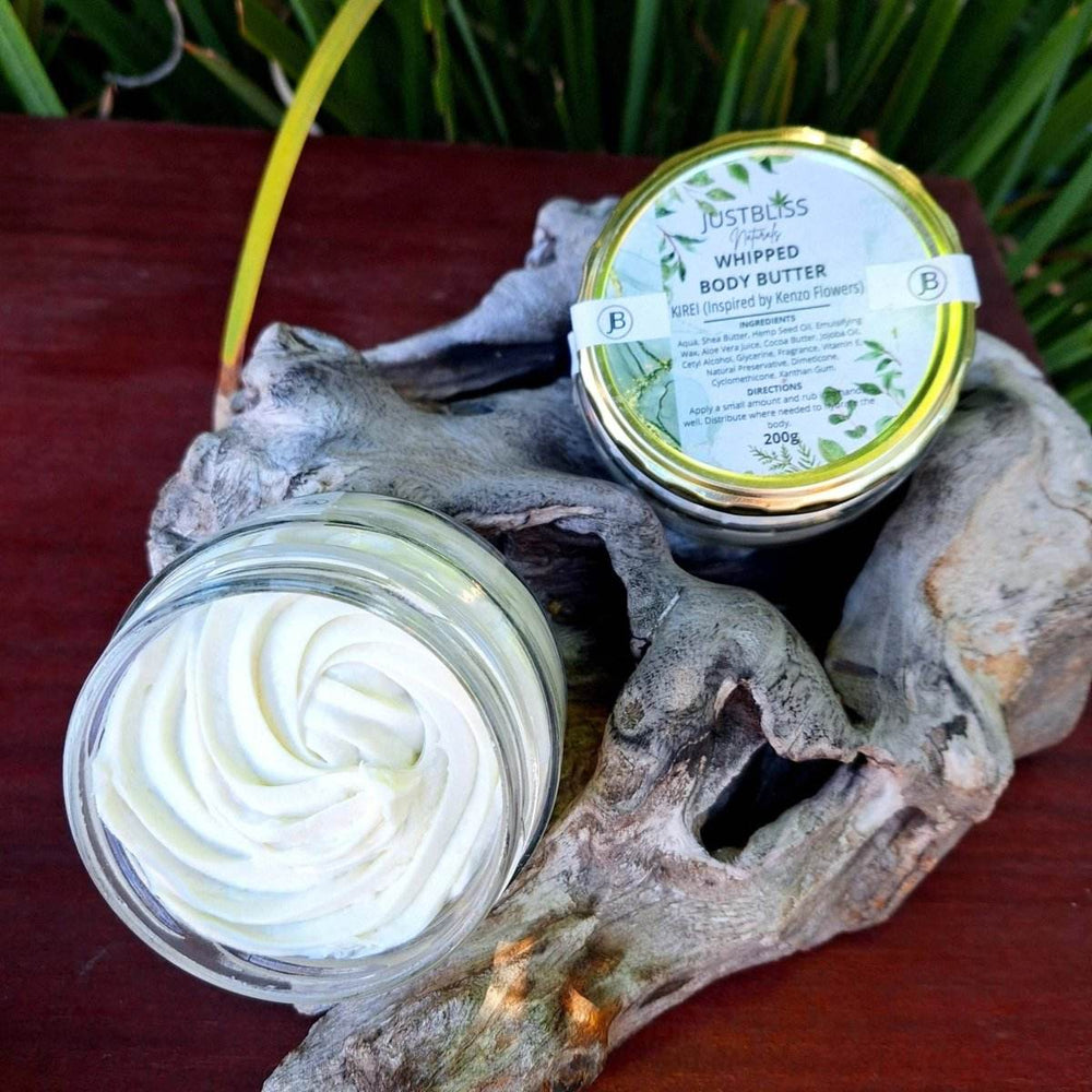 WHIPPED BODY BUTTER: Luxury for your Skin (200g) (Various scents) - JUSTBLiSS Naturals