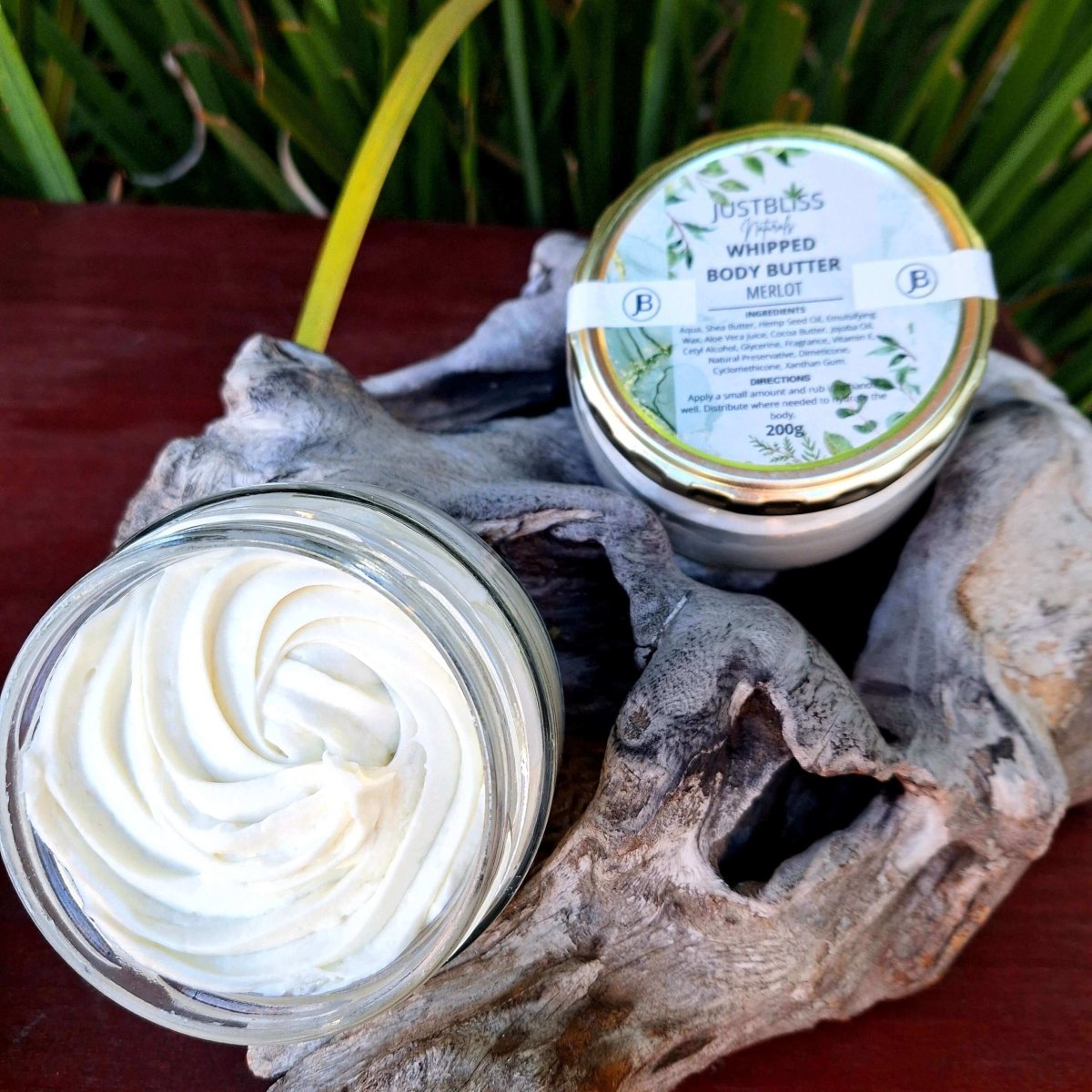 WHIPPED BODY BUTTER: Merlot (200g) - JUSTBLiSS Naturals