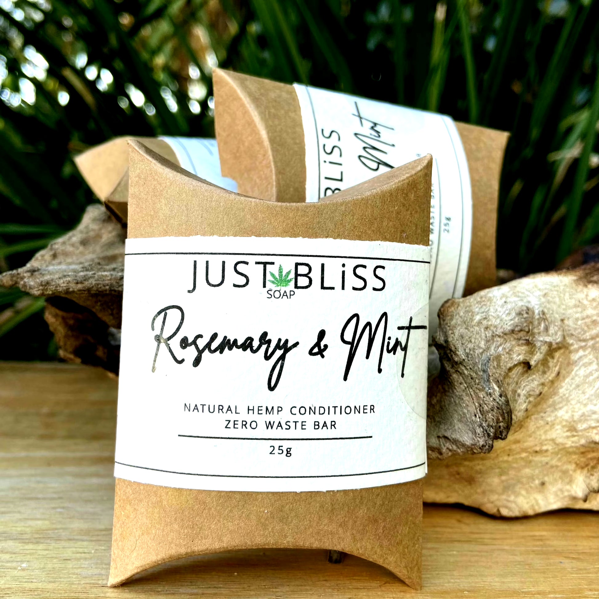 HAIR CONDITIONER BAR: Rosemary & Mint (Refill) - JUSTBLiSS Naturals