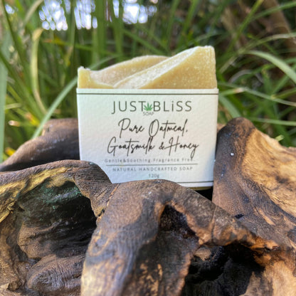 JUSTBLISS: SOAP BAR: goatmilk, oatmeal and honey